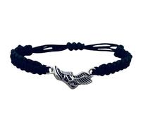 Infinity Collection - Running Bracelet, Adjustable Charm Bracelet - Black, Dark Brown