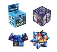 Infinity Cube,Puzzle Games,Star Cube 2 in 1,Toy Gifts for Boys and Girls Ages,Brain Teaser,Stress Relief,Fun,Fidget Toys