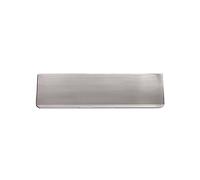 Infinity Decor 11” or 12” Victorian Letter Plate Tidy Inner Flap - Solid Brass Letterbox Internal Door Cover Plate (Satin Chrome, 11")