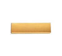 Infinity Decor 11” or 12” Victorian Letter Plate Tidy Inner Flap - Solid Brass Letterbox Internal Door Cover Plate (Satin Brass, 11")