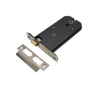 Infinity Decor 6” 150mm 3 Lever Horizontal Mortice Bathroom Lock for Internal Bedroom Toilet Door Latch Lock Privacy Set Replaces Union 2077 (Antique Brass)