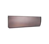 Infinity Decor Aged Bronze Internal Tidy Flap Letter Plate Cover 275 x 80mm Solid Brass -Traditional Front Inner Door Mailbox Interior Plate Cover