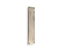Infinity Decor Antique Brass Victorian Design Finger Push Plate Brass Door Protector 300 x 75mm - for Interior and Exterior Doors