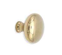 Infinity Decor Antique Old Style Cupboard Knobs- Solid Brass Pull Handles in Various Designs & Sizes for Bedroom, Bathroom, Cabinet, Furniture etc. (Mushroom 38mm)