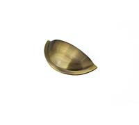 Infinity Decor Antique Shell Cup Handle 86mm - Solid Brass Kitchen Cabinet Drawer Cupboard Door Pull