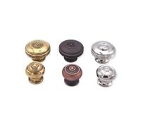 Infinity Decor Antique Style Solid Brass Bloxwich Cabinet Knobs Pull Handles 30mm & 40mm - Aged Brass/Polished Nickel/Aged Bronze (Aged Bronze, 40mm)