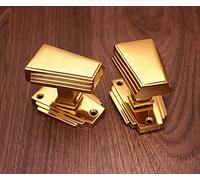 Infinity Decor Art Deco Antique Style Solid Brass Victorian Door Knobs Mortice Polished Brass