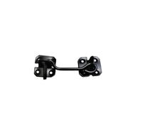 Infinity Decor Cabin Hook and Eye | Black Heavy Duty Gate Shed Door Latch Catch Lock Hooks (4")
