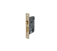 Infinity Decor CE Approved 2.5” Satin Brass Euro Profile Mortice Sash Lock Set Cylinder Keyhole Security- for Internal and External Doors