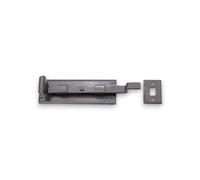 Infinity Decor Cranked 6” 150mm Wrought Iron Fish Tail Bolt Door Latch - Heavy Duty Blacksmith Security Privacy Lock - for Doors and Windows
