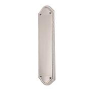 Infinity Decor Georgian Style Shaped Door Finger Push Plate in Polished Chrome Finish 295mm - Ideal for Internal or External Front Door Gates