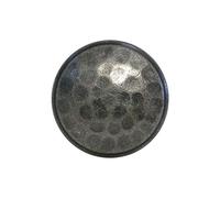 Infinity Decor Hammered Design Cupboard Knobs for Bathroom, Kitchen - Solid Metal Handles in Black Cast Iron (Black 419 Big)