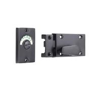 Infinity Decor Matt Black Vacant & Engaged Sign Indicator Bolt, Zinc Bathroom WC Privacy Toilet Door Lock