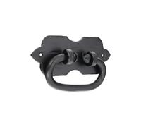 Infinity Decor Old Vintage Antique Design Cabinet Arrow Ring Drop Pull Hand Forged Iron Matt Black Finish 110mm - Kitchen Cupboard Chest Door Handle