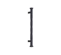 Infinity Decor Old Vintage Style Hand Forged Iron Cupboard Pull Handles Matt Black Finish 215mm - for Cabinet Furniture Doors