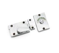 Infinity Decor Polished Chrome Vacant & Engaged Sign Indicator Bolt Zinc Bathroom WC Privacy Toilet Door Lock