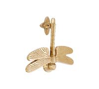 Infinity Decor Satin Brass Dragonfly Design Door Knocker Home Furniture - Decorative Solid Brass Knockers for Front Entrance Door Gate Hardware