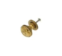 Infinity Decor Solid Brass Antique Old Style Beehive Bloxwich Reeded Cabinet Chest Knobs Pulls 6 Designs (Preston Small)