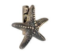 Infinity Decor Solid Brass Antique Starfish Door Knocker 155mm in Antique Brass Finish for Front Door Furniture