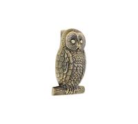 Infinity Decor Solid Brass Owl Shaped Door Knocker in Antique Brass Finish - Premium Quality Hand Door Knocker for Entrance Front Door Furniture