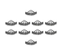 Infinity Decor Traditional Hand Forged 40Pcs (1Kg) Black Rustic Square Head 3” Iron Nails Set - Decorative Wall Pins Nails