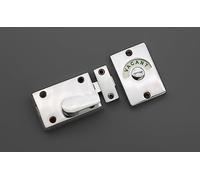 Infinity Decor Vacant and Engaged Sign Indicator Bolt, Zinc WC Bathroom Privacy Toilet Door Lock (Polished Chrome)
