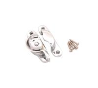 Infinity Decor Victorian Fitch Window Sash Fastener Latch Catch Polished Chrome Finish - Ideal for Sash and Hung Windows