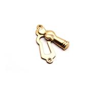 Infinity Decor Victorian Lady Escutcheons Lock Keyhole- Swing Cover for Front or External Door. (Polished Brass)