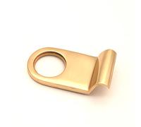 Infinity Decor Victorian Polished Brass Door Cylinder Pull Keyhole Handle for Front Door for Easy Door Closing