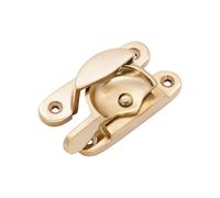 Infinity Decor Victorian Sash Window Fitch Fastener Lock in Polished Brass - Made from Solid Brass