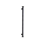 Infinity Decor Vintage Hand Forged Iron Cupboard Pull Handle in Matt Black Finish - Heavy Duty T Bar Furniture Door Handle for Kitchen Cabinet Drawer Closet Doors