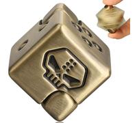 Infinity Fidget Cube Age 3+, Dice Fidget Spinner Toy for Kids Adults, Metal Transformable Anti-Anxiety Focusing Fidget Block Toy, EDC 2 in 1 Cube, Office Desk Gadget Decor, Christmas Birthday Gift