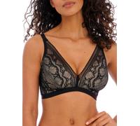 Freya Women's Infinity Fields Wireless Bralette Bra, Opaque, Black, L