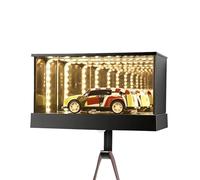 Infinity Garage Key Ring Hanger - LED Wall Mount with 3D Mirror and Car Mold | Key Rack with Type-C Charging | for Entryway, Hallway, Office | Gift for Car Enthusiasts