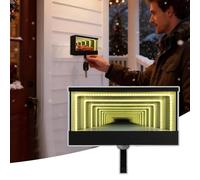 Infinity Garage Keychain Hanger | 3D Tunnel Car Key Holder Wall Mount | Race Car Keys Holder Wall Mount | Mirror LED Lamp Key Holders with Tunnel Effect Light, Suitable for Cars Lovers,