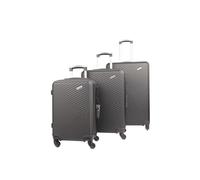 Infinity Hard Shell 3 Piece Luggage (Black)