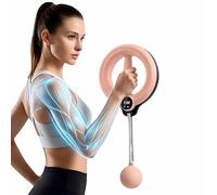 Infinity Hoop Arm Trainer, Rotating Wrist and Forearm Trainer | LED Display, 360° Hand-Crank Rotation, Targets Forearms & Shoulders, Upper Body Strength Builder, Home Gym Use