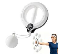 Infinity Hoop for Arms and Shoulder, 360° Flabby Arm Exerciser for Women Men, Forearm Trainer with Digital Tracker, 1.21lbs PC Hand-Crank Forearm Workout Chest Trainer, Fitness Equipment for Home Gym