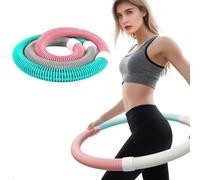 Infinity Hoop, Weighted Hula Hoop, Hula Hoops for Adults, Weighted Hula Hoops for Women，3.1 Lbs Weighted Design for Efficient Fat Burning & Quick Waist Shaping, Suitable for Home, Office & Travel Use