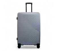 Infinity Large Suitcase 28" Lightweight Hard Shell Luggage 4 Wheel Spinner Hard Shell Check in Luggage for 23kg Silver