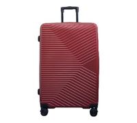 Infinity Large Suitcase 28" Lightweight Hard Shell Luggage 4 Wheel Spinner Hard Shell Check in Luggage for 23kg Red