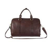 Genuine Leather Duffle Bag Vintage Weekender Travel Bag - Brown 45 x 28 x 22.5 cm