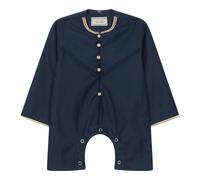 Infinity Leather Baby Boys Omani Eid Thobe Saudi Emirati Jubba Robe Romper - Navy Blue - 12-18 Months