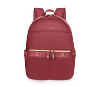 Infinity Leather Backpack Rucksack 40 x 30 x 14 cm Underseat Travel Cabin Bag for Ryanair, Easy Jet in Red Infinity Leather Red 40 x 30 x 14 cm