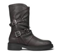 Infinity Leather Blow Fish Venice-2 Women's Moto Mid-Calf Biker High Boots