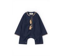 Infinity Leather Boy's Baby Ramadan Moroccan Thobe Robe Emirati Eid Jubba- B-TT003 in Navy | Size: 3-6 m Infinity Leather Navy 3-6 m