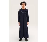 Infinity Leather Boy's Ramadan Moroccan Jubba Robe Djellaba Kaftan Eid Thobe - K-TT-006 in Navy | Size: 8-9 Years Infinity Leather Navy 8-9 Years