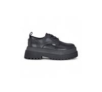 New Rock Boots WALL083C-S4 Unisex Metallic Black Leather Platform Gothic Boots