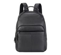 Infinity Leather Capri - Genuine Leather Backpack - Black - 32 x 40 x 17 cm