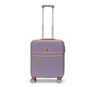 Infinity Leather Carry-On 20-Inch ABS Hardshell Cabin Suitcase 56 x 45 x 25 cm Luggage Suitable for British Airways